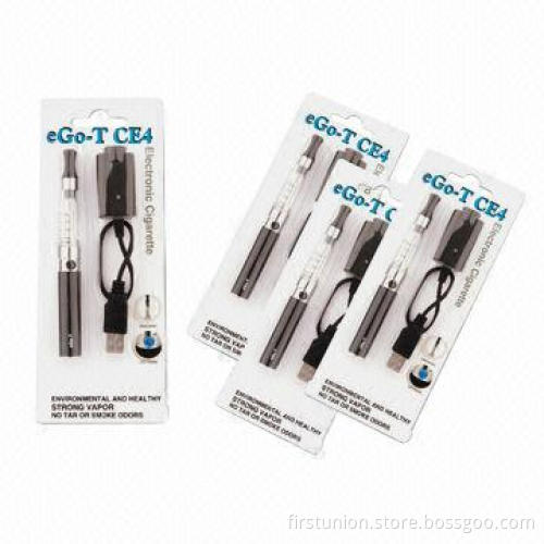 Electronic Cigarettes eGo-T with CE4 Atomizer and USB Charger, 650mAh Battery Capacity